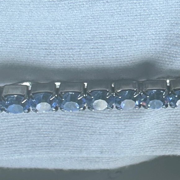 Danny Pollak Light Sapphire Swarovski Crystal Bobby Pin (#1) - approx. 2.5 in. - Picture 10 of 11